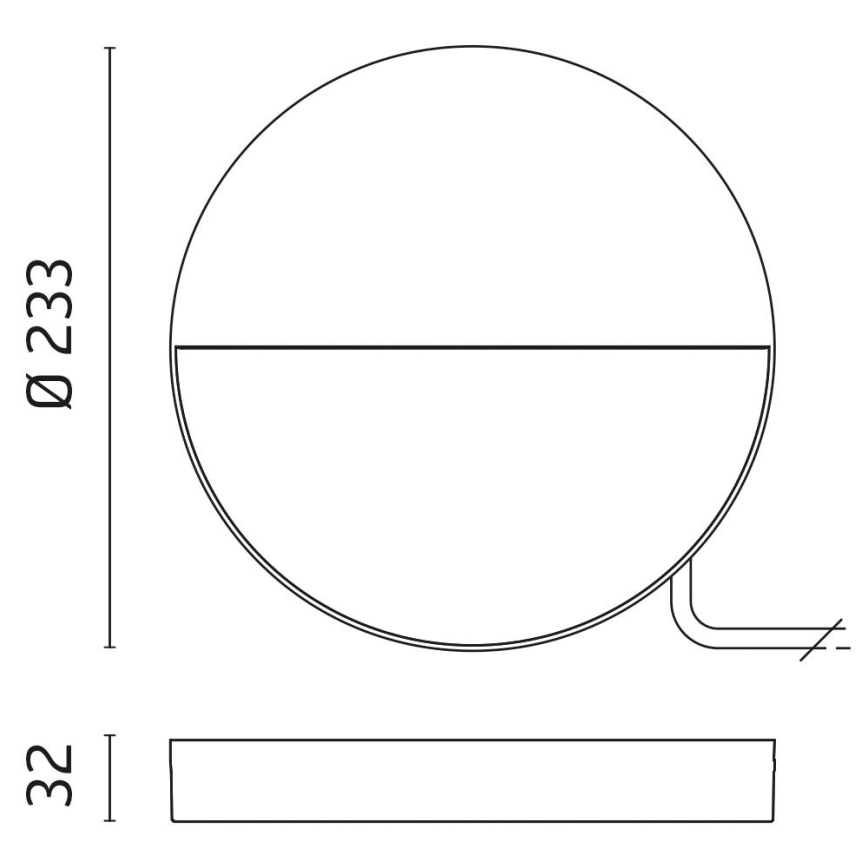 LED Venkovní nástěnné svítidlo ECLIPSE LED/7,5W/230V IP65 šedá