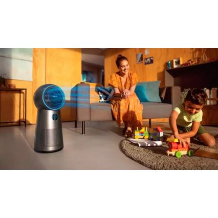 Philips AMF220/15 - Čistička vzduchu, ventilátor a ohřívač vzduchu 3v1 SERIES 2000 230V + dálkové ovládání