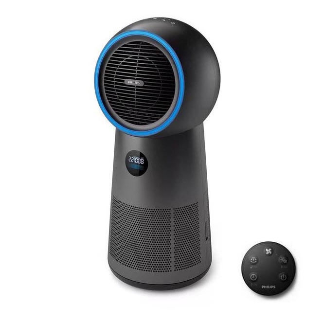 Philips AMF220/15 - Čistička vzduchu, ventilátor a ohřívač vzduchu 3v1 SERIES 2000 230V + dálkové ovládání