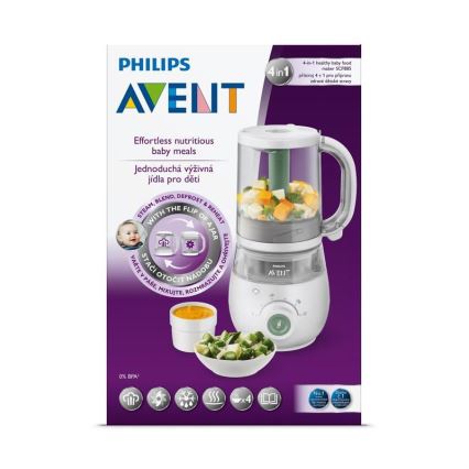 Philips Avent - Parní hrnec s mixérem 4v1