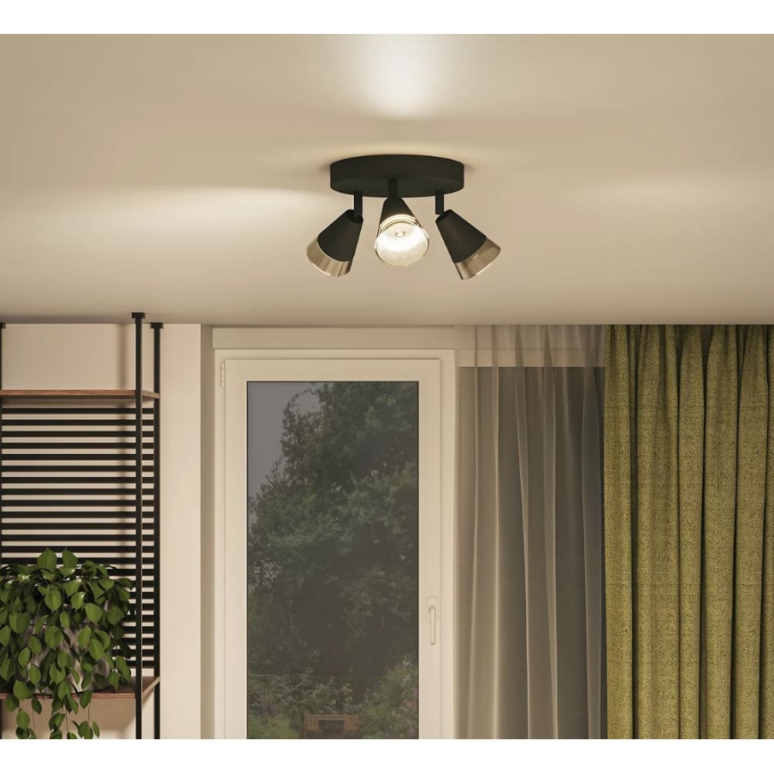 Philips - Bodové svítidlo CLEFT 3xGU10/5W/230V