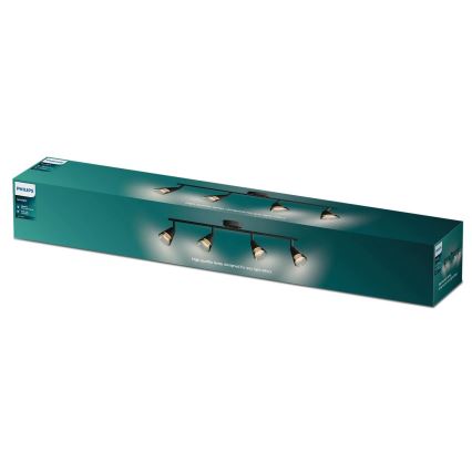Philips - Bodové svítidlo CLEFT 4xGU10/5W/230V