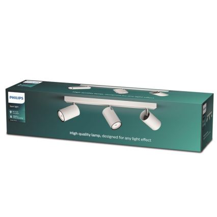 Philips - Bodové svítidlo KOSIPO 3xGU10/5,5W/230V bílá