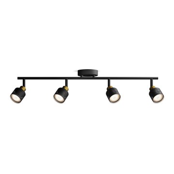 Philips - Bodové svítidlo NIALL 4xGU10/5W/230V černá/mosaz