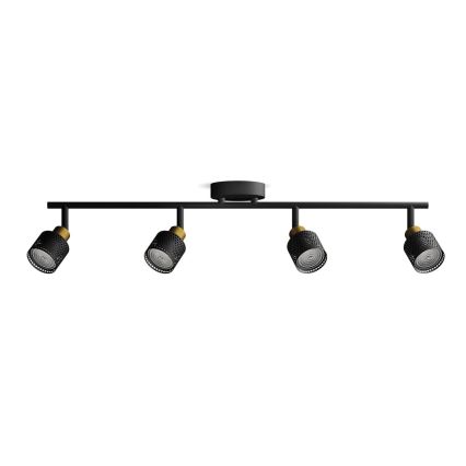 Philips - Bodové svítidlo NIALL 4xGU10/5W/230V černá/mosaz