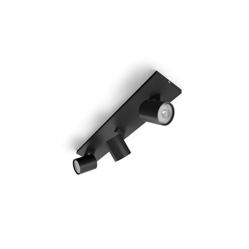 Philips - Bodové svítidlo RUNNER 3xGU10/20W/230V černá