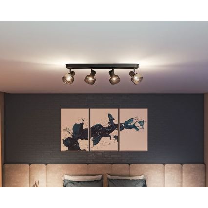 Philips - Bodové svítidlo SLEET 4xE14/25W/230V