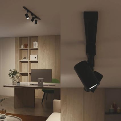 Philips - Bodové svítidlo v lištovém systému EASYLINK 3xGU10/7W/230V 1m černá