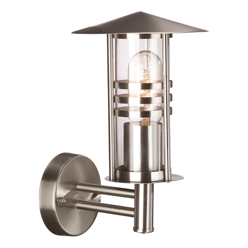 Philips Bright Light 16123/47/15 - Venkovní nástěnné svítidlo 1xE27/60W nerez IP44