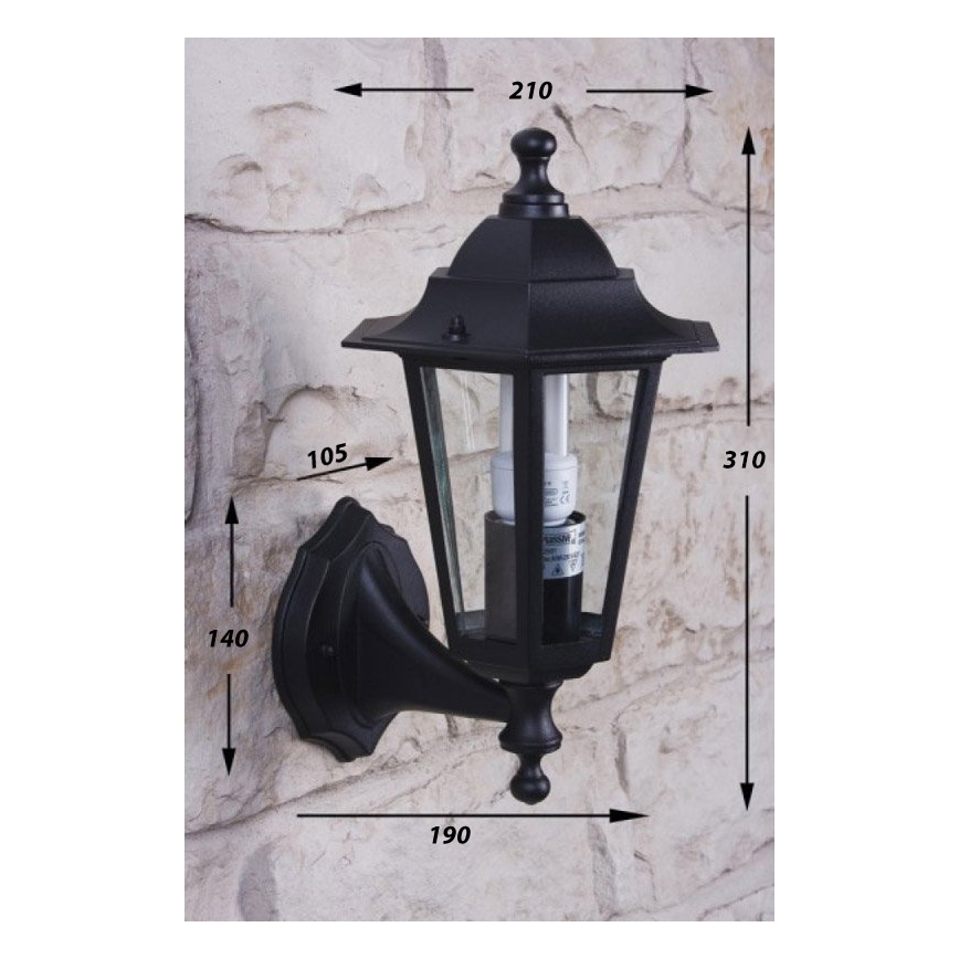 Philips - LED Venkovní nástěnné svítidlo 1xE27/10W/230V IP44