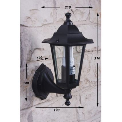 Philips - Venkovní nástěnné svítidlo 1xE27/60W/230V IP44