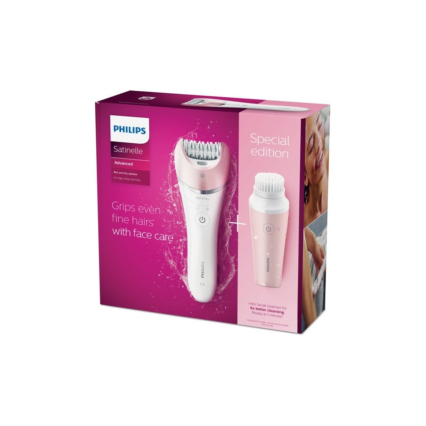 Philips BRP545/00 - Epilátor Satinelle Advanced + čistící kartáček