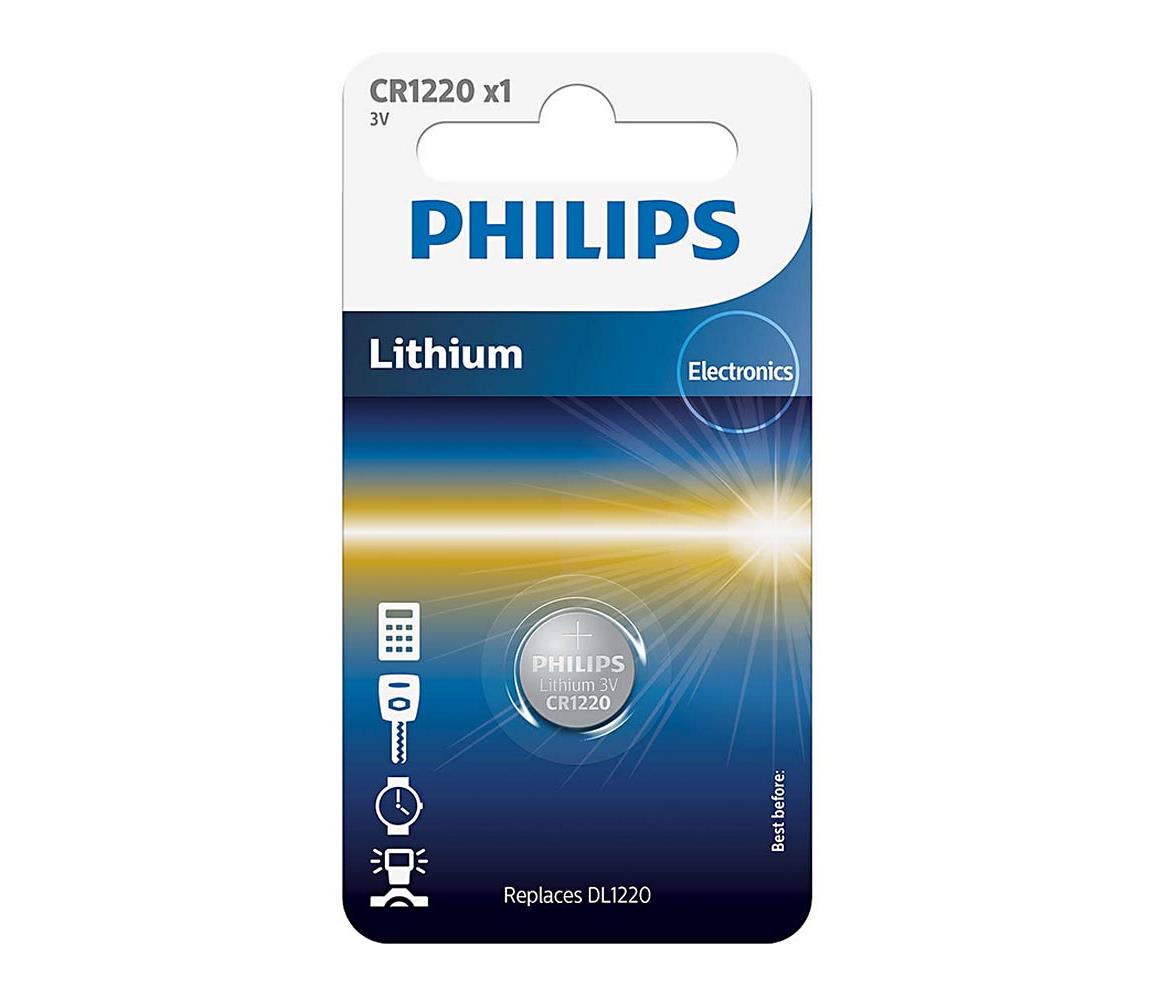 Baterie Philips CR1220 1ks
