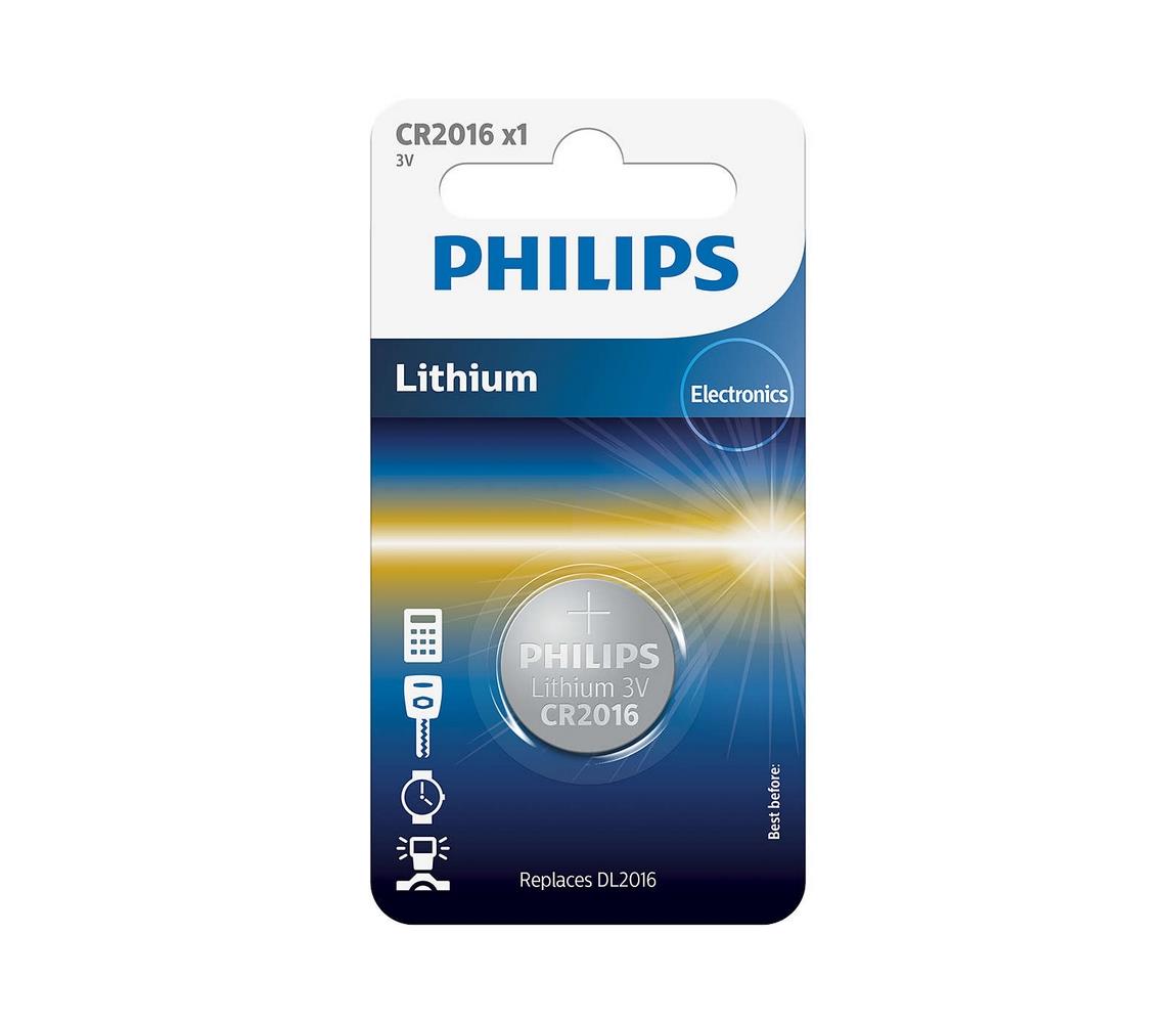 Philips Philips CR2016/01B - Lithiová baterie knoflíková CR2016 MINICELLS 3V P2224
