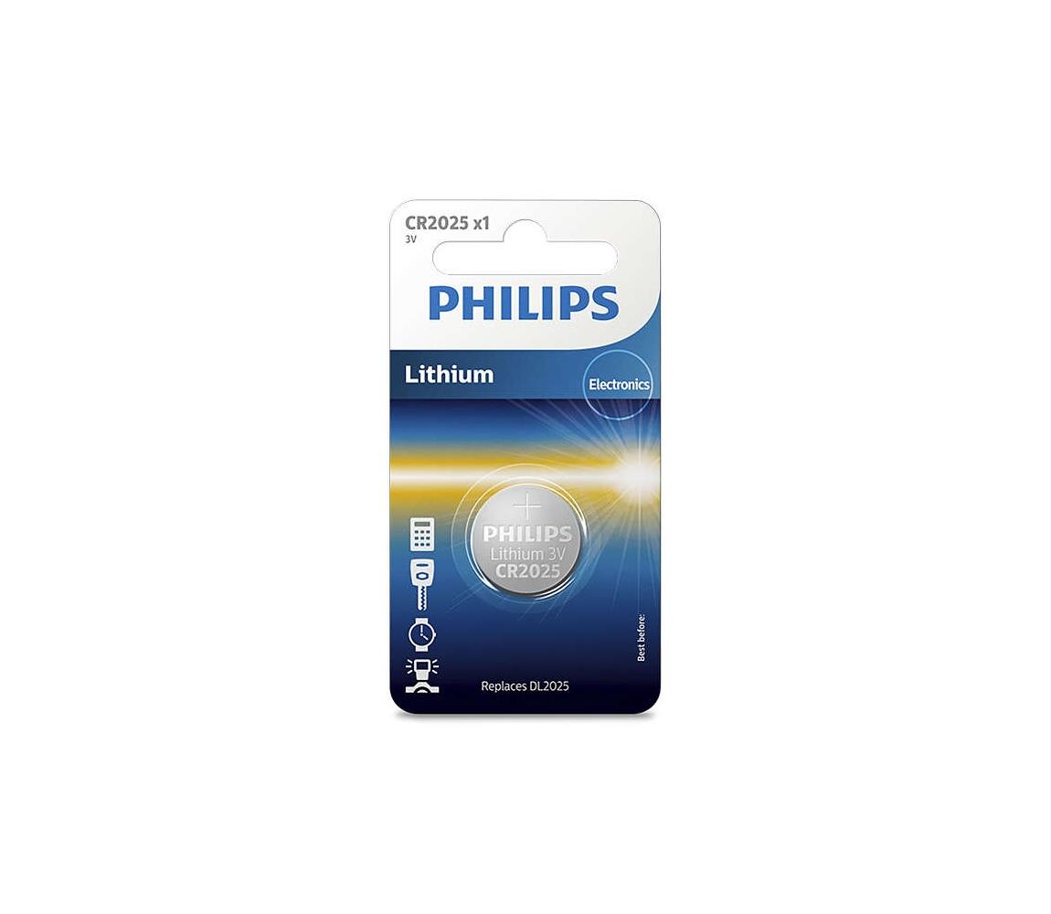 Philips Philips CR2025/01B - Lithiová baterie CR2025 MINICELLS 3V 165mAh 