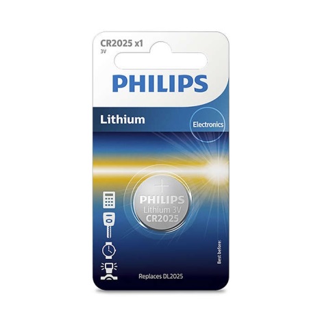 Philips CR2025/01B - Lithiová baterie CR2025 MINICELLS 3V