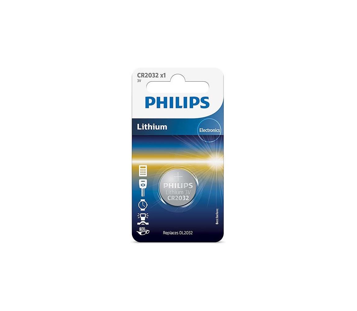 Baterie Philips CR2032 1ks