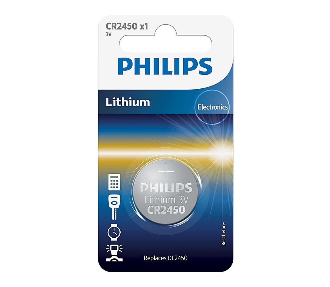 Philips Philips CR2450/10B - Lithiová baterie knoflíková CR2450 MINICELLS 3V P2233