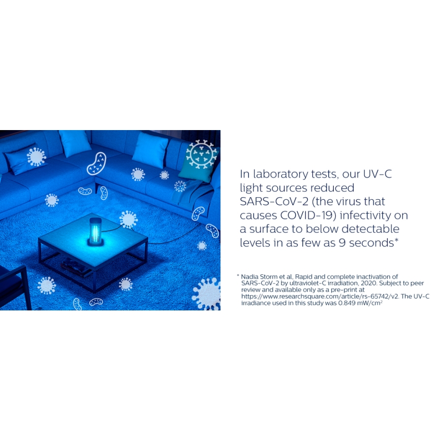 Philips - Dezinfekční germicidní lampa se senzorem UV-C/24W/230V