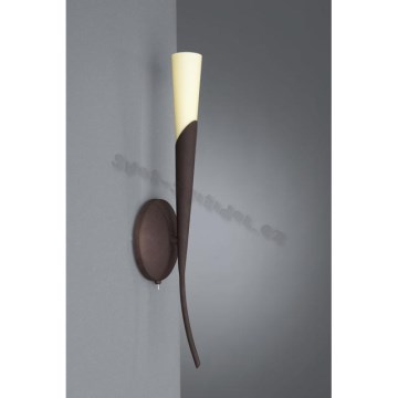 Philips Eseo 37077/86/13 - nástěnné svítidlo STREAM G9/40W hnědá