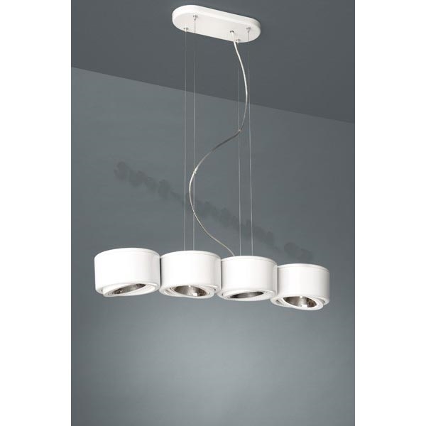 Philips Eseo 56384/31/13 - závěsný lustr PERCY 4xG9/42W bílá