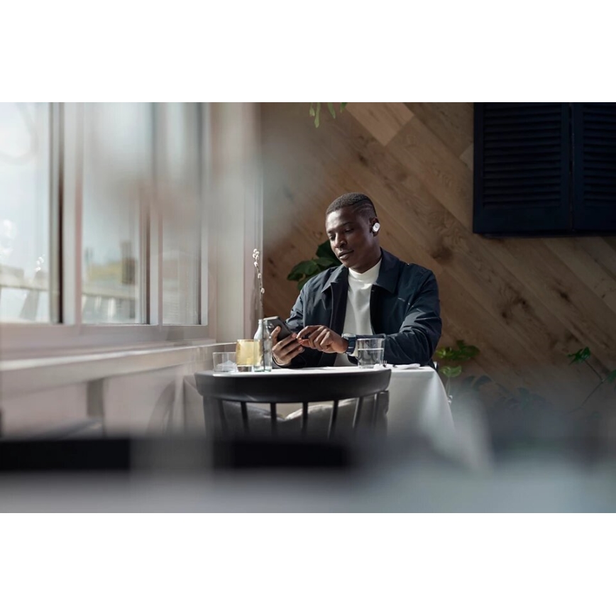 Philips Fidelio T1WT/00 - Bezdrátová sluchátka IPX4 2x 60 mAh + 650 mAh stříbrná