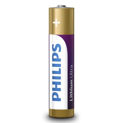 Philips FR03LB4A/10 - 4 ks Lithiová baterie AAA LITHIUM ULTRA 1,5V 800mAh