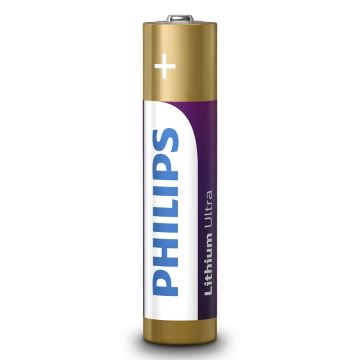 Philips FR03LB4A/10 - 4 ks Lithiová baterie AAA LITHIUM ULTRA 1,5V