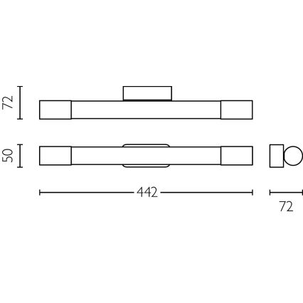 Philips - Koupelnové osvětlení zrcadla ROVER LED/5W/230V IP44 mosaz