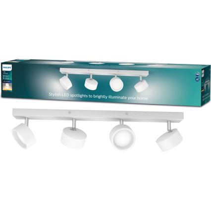 Philips - LED Bodové svítidlo 4xLED/5,5W/230V bílá