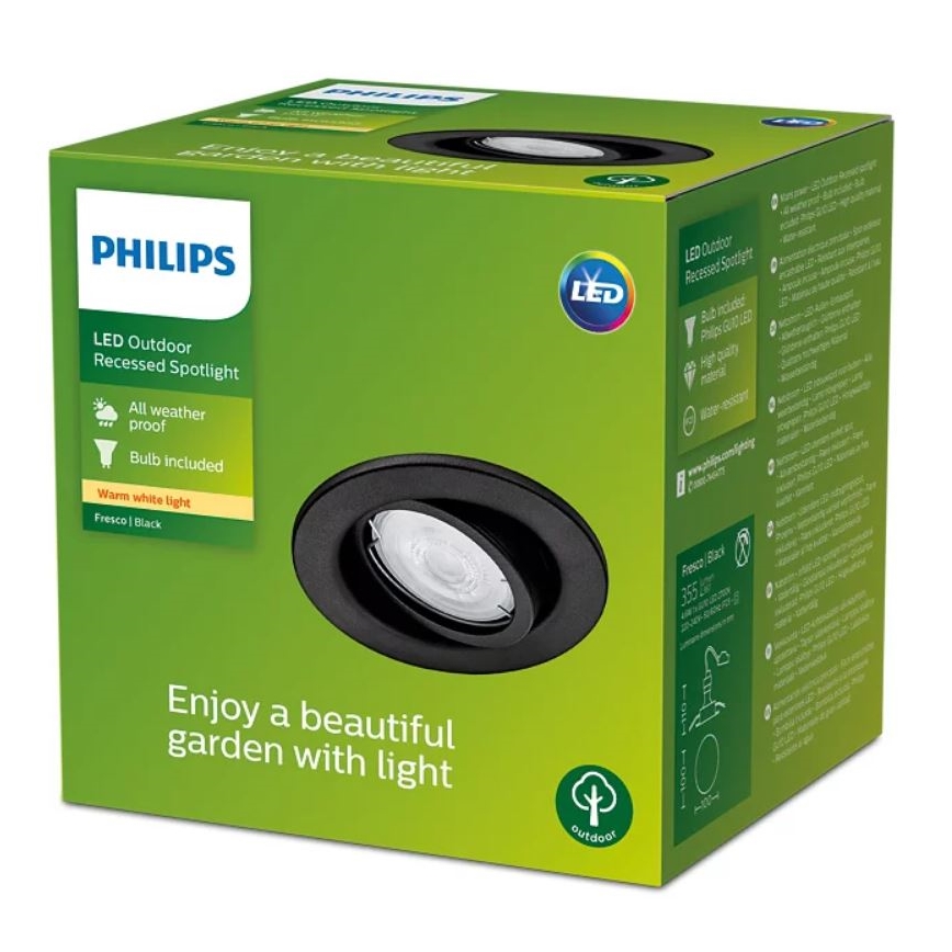 Philips - LED Koupelnové podhledové svítidlo FRESCO 1xGU10/4,6W/230V IP23