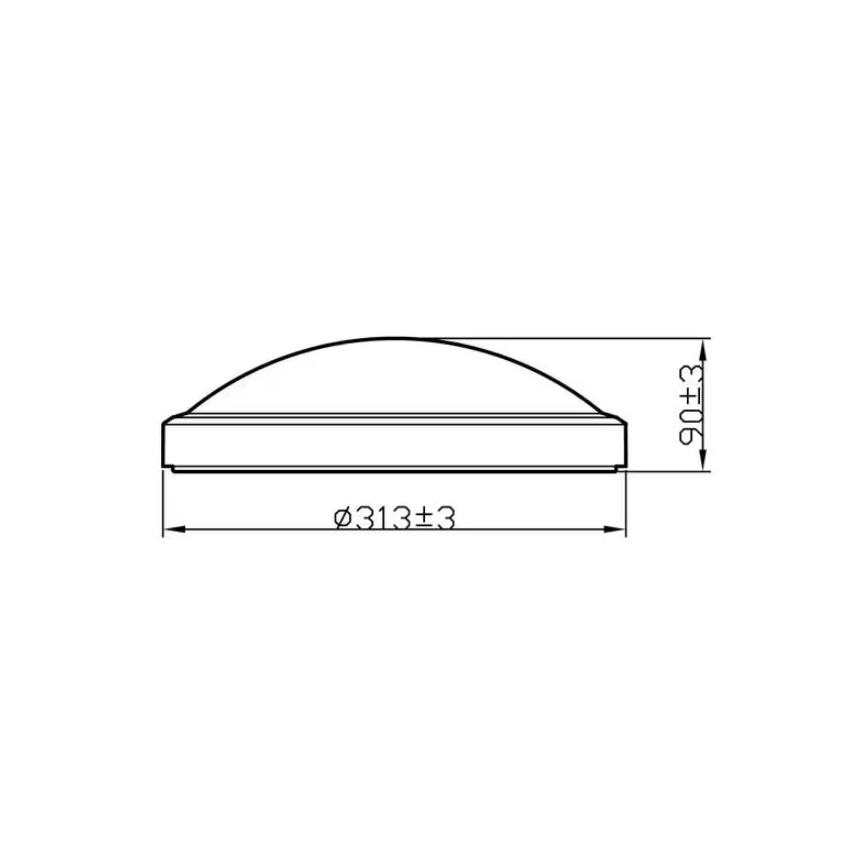 Philips - LED Koupelnové stropní svítidlo LED/17W/230V 4000K IP44
