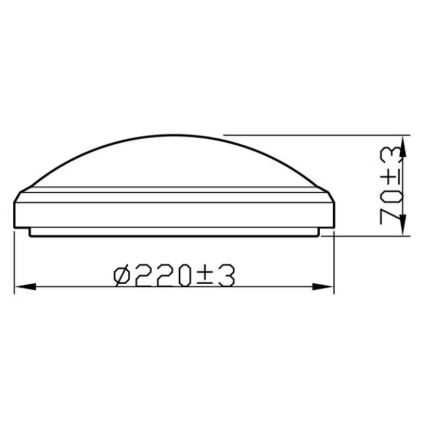 Philips - LED Koupelnové stropní svítidlo LED/6W/230V 4000K IP44