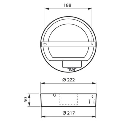 Philips - LED Koupelnové stropní svítidlo LED/21W/230V IP44 3000K