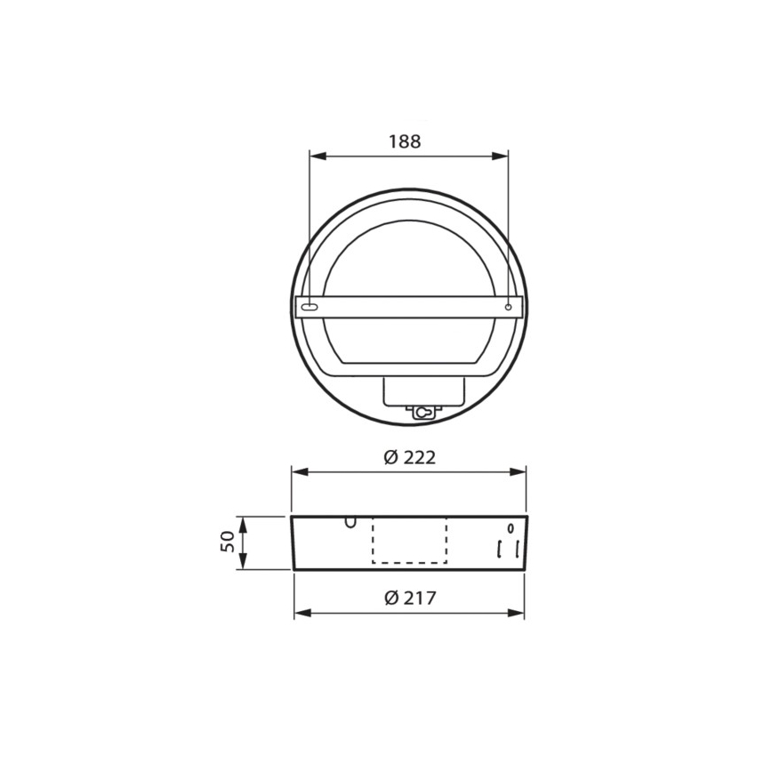 Philips - LED Koupelnové stropní svítidlo LED/21W/230V IP44 3000K