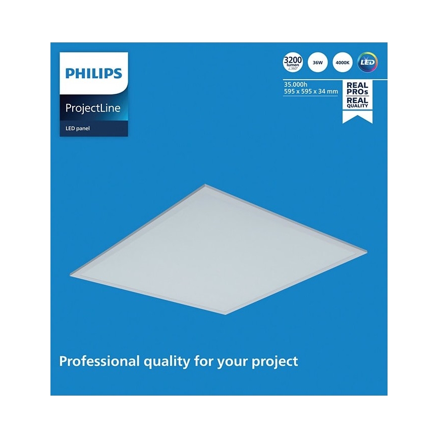 Philips - LED Panel podhledový PROJECTLINE LED/36W/230V 59,5x59,5 cm