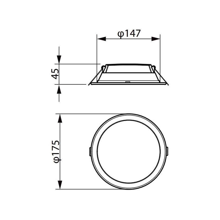 Philips - LED Podhledové svítidlo LEDINAIRE LED/11W/230V 3000K