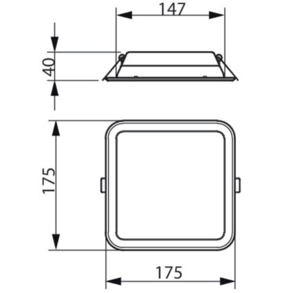 Philips - LED Podhledové svítidlo LEDINAIRE SLIM LED/10,5W/230V