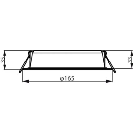 Philips - LED Podhledové svítidlo MESON LED/16,5W/230V 4000K