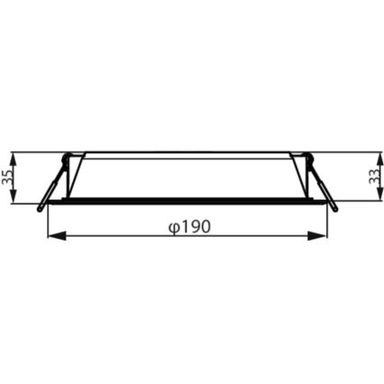 Philips - LED Podhledové svítidlo MESON LED/20W/230V 6500K