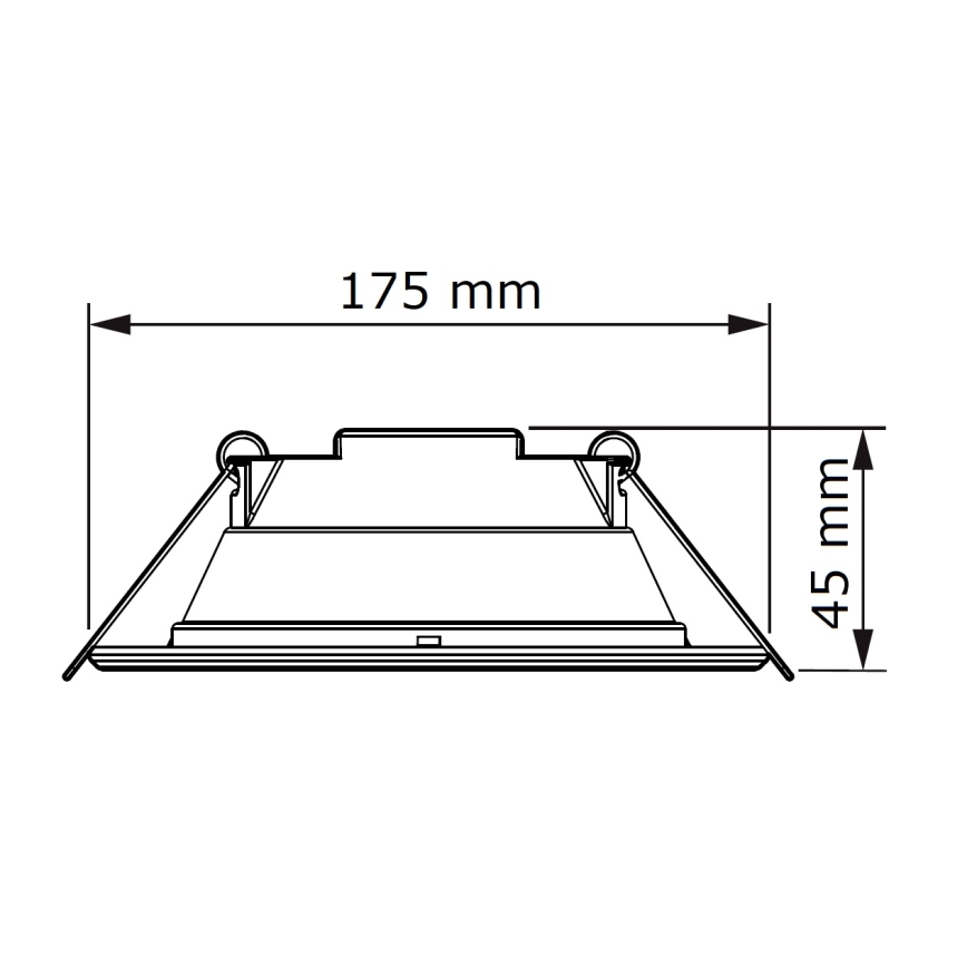 Philips - LED Podhledové svítidlo SLIM LED/11W/230V 3000K