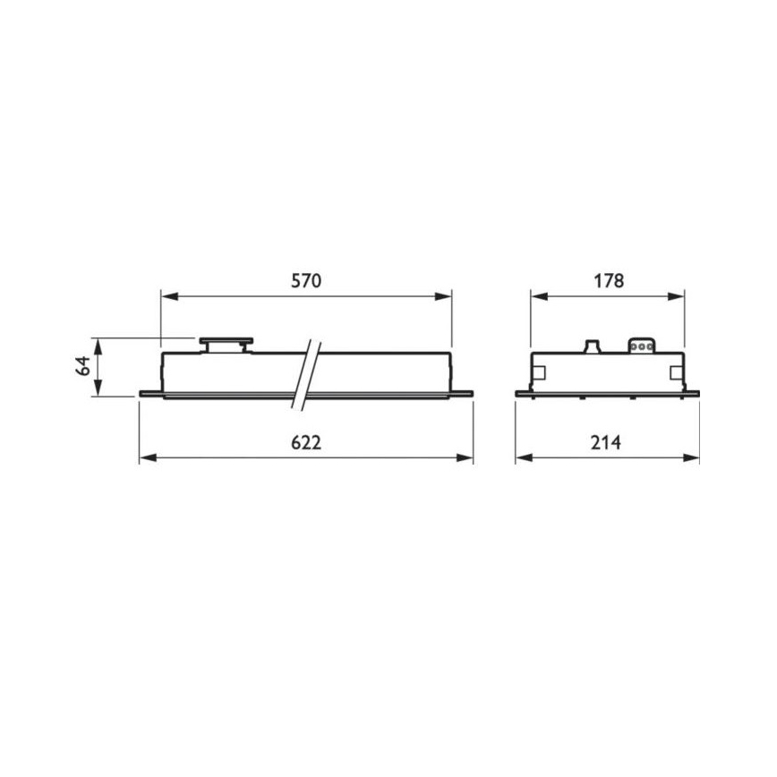 Philips - LED Podhledové zářivkové svítidlo STORESET LED/58W/230V