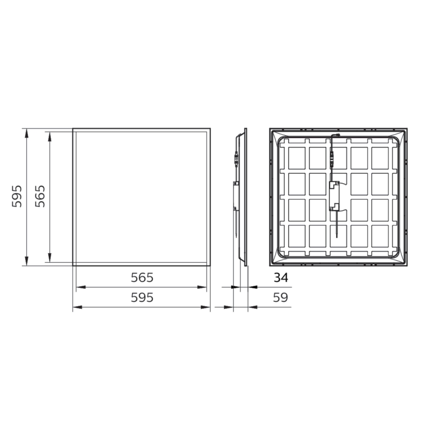 Philips - LED Podhledový panel LEDINAIRE LED/34W/230V 60x60 cm 4000K UGR19 IP40