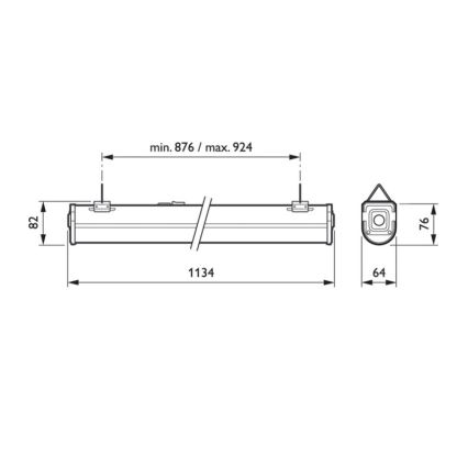 Philips - LED Podlinkové svítidlo CORELINE LED/38W/230V