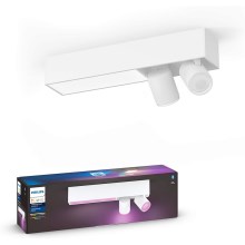 Philips - LED RGB Bodové svítidlo Hue LED/11W/230V + 2xGU10/5,7W