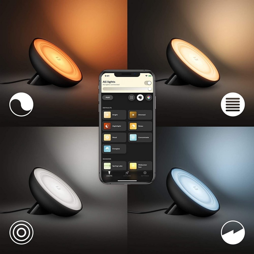 Philips - LED RGB Stmívatelná stolní lampa Hue BLOOM LED/7,1W/230V
