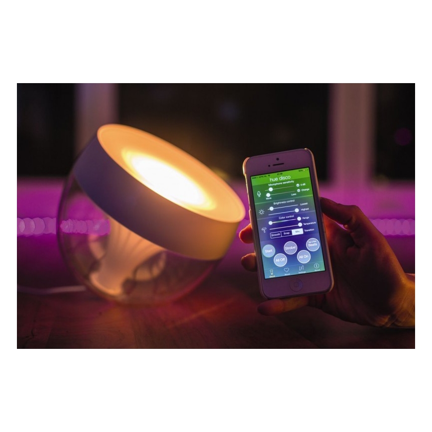 Philips - LED RGB Stmívatelná stolní lampa Hue IRIS LED/8,2W/230V 2000-6500K bílá