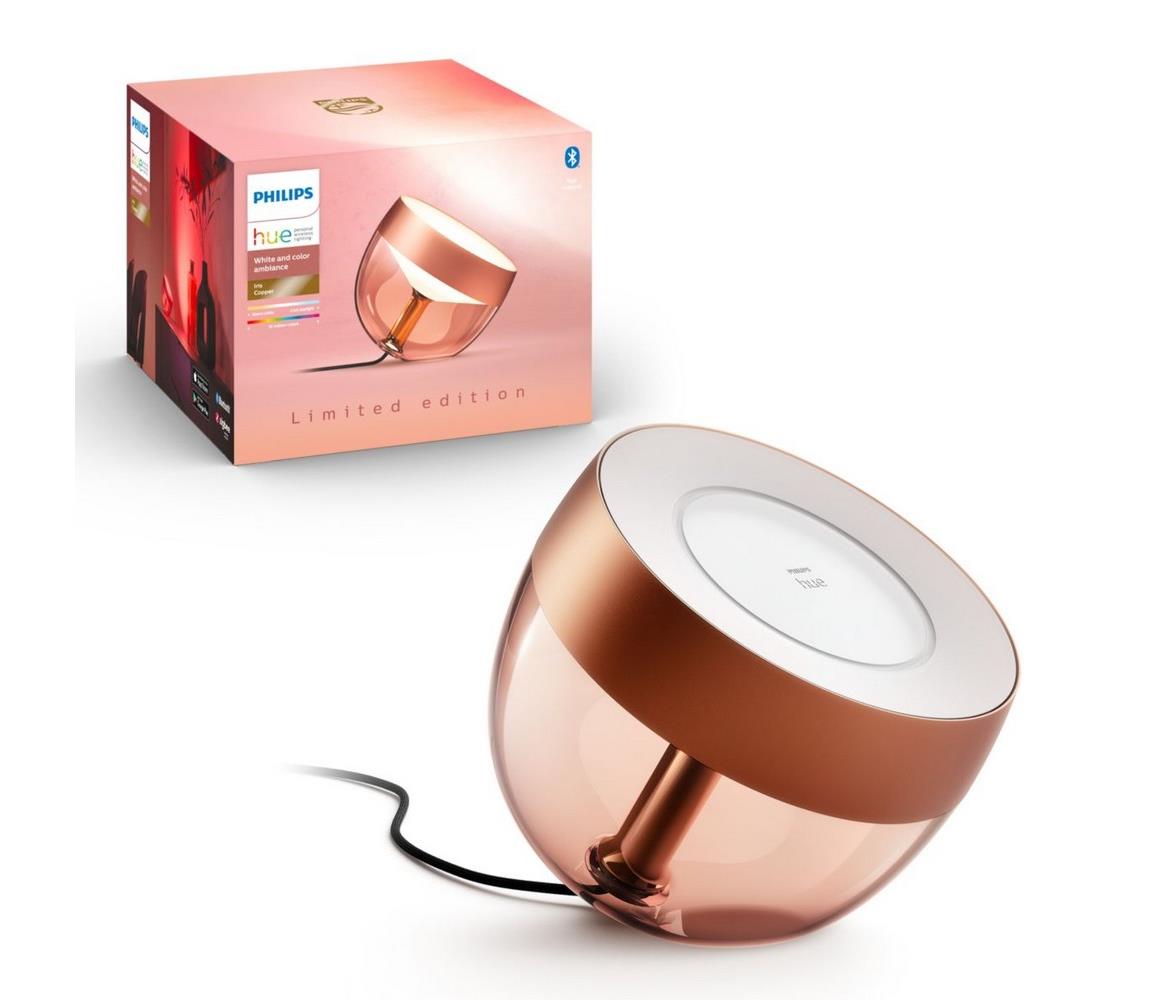 Philips - LED RGB Stmívatelná stolní lampa Hue IRIS LED/8,2W/230V 2000-6500K měděná