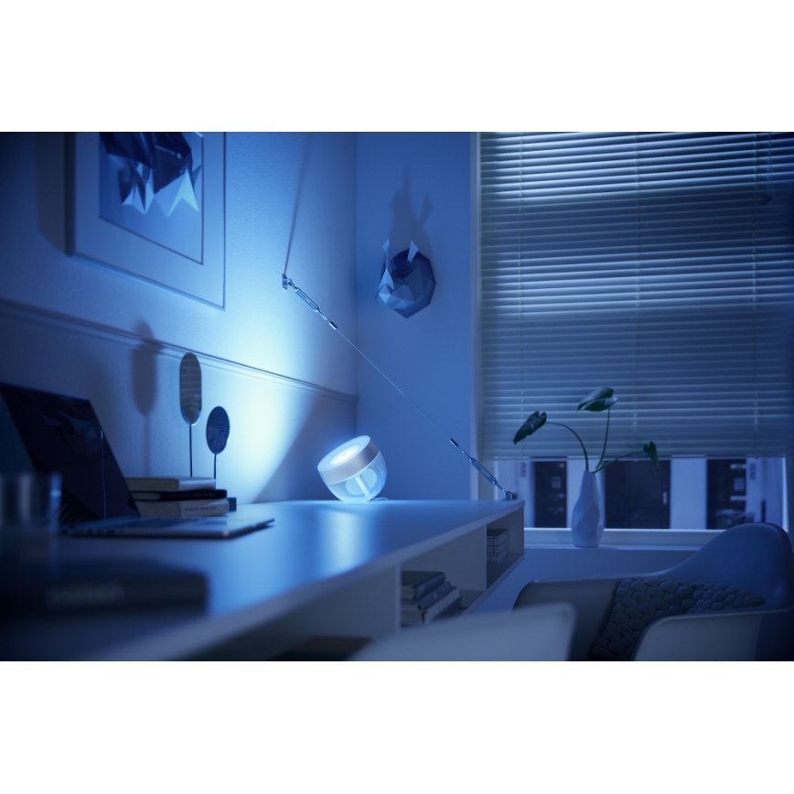 Philips - LED RGB Stmívatelná stolní lampa Hue IRIS LED/8,2W/230V 2000-6500K stříbrná