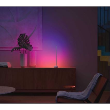 Philips - LED RGB Stmívatelná stolní lampa Hue SIGNE LED/12W/230V 2000-6500K bílá